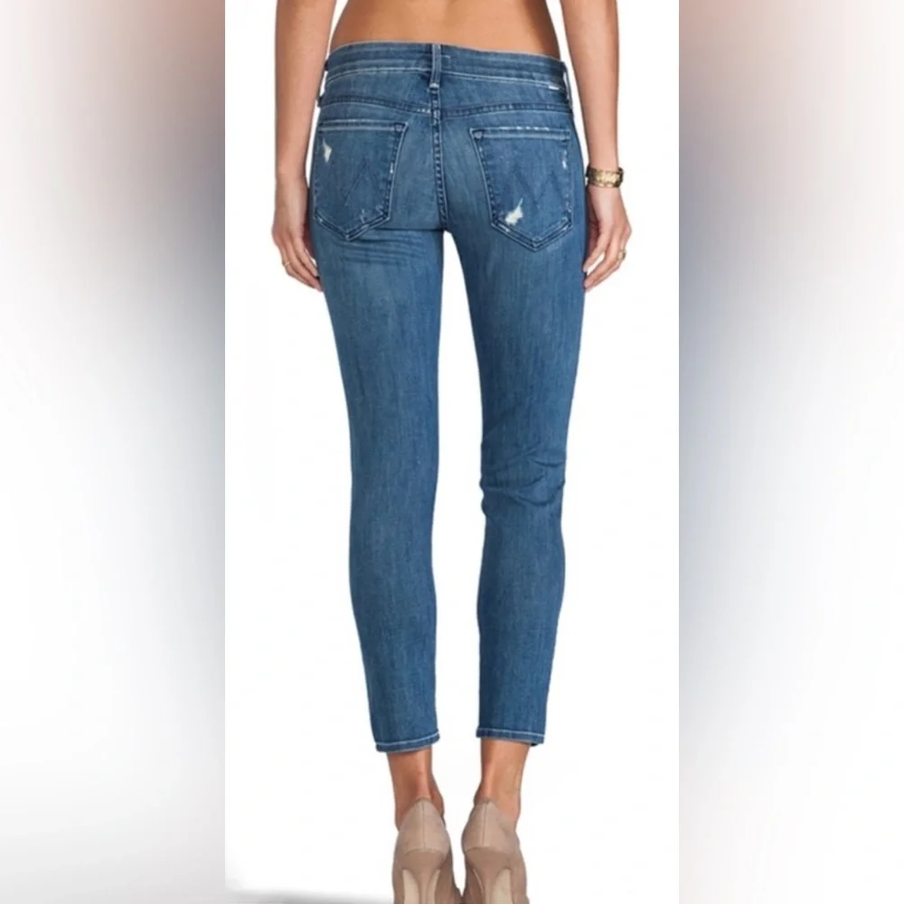 Mother The Looker Crop In Graffiti Girl Size 29 New - Picture 2 of 12